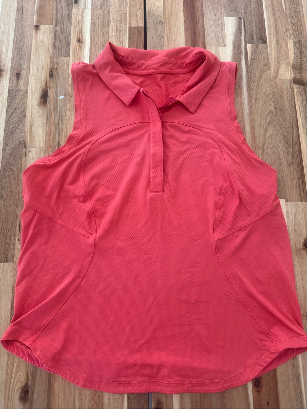 Lululemon Quick-Drying Sleeveless Polo Shirt - Pale Raspberry
